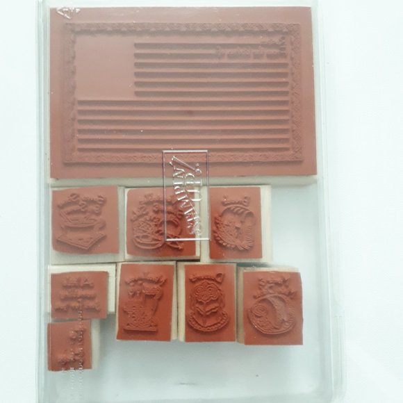 Stampin' Up! Set of 9 Rubber Stamps for Recipes - Picture 2 of 8